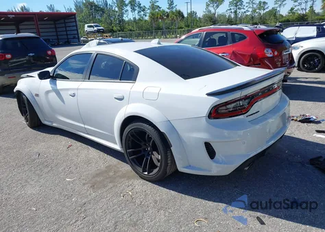 2023 Dodge Charger Scat Pack Widebody из США, поврежденный, VIN 2C3CDXGJXPH643474